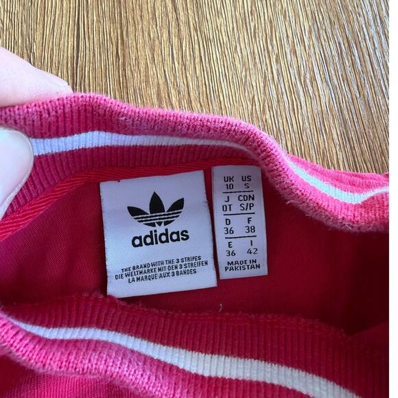 Adidas Originals Trefoil Cropped T-Shirt Size Small - Picture 2 of 6